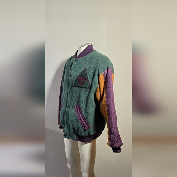 Men's Multicolor Varsity Jacket - Picture 2 of 8